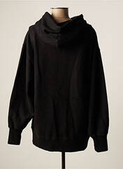 Sweat-shirt à capuche noir NEWTONE pour femme seconde vue