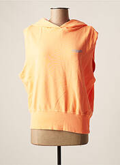 Sweat-shirt à capuche orange ESSENTIEL ANTWERP pour femme seconde vue