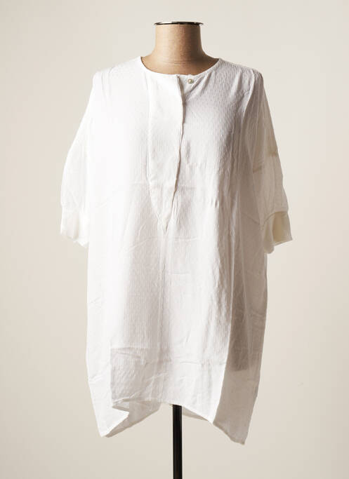 Tunique manches courtes légère et transparente blanc PROJECT AJ117 femme