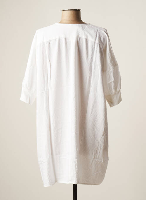 Tunique manches courtes légère et transparente blanc PROJECT AJ117 femme
