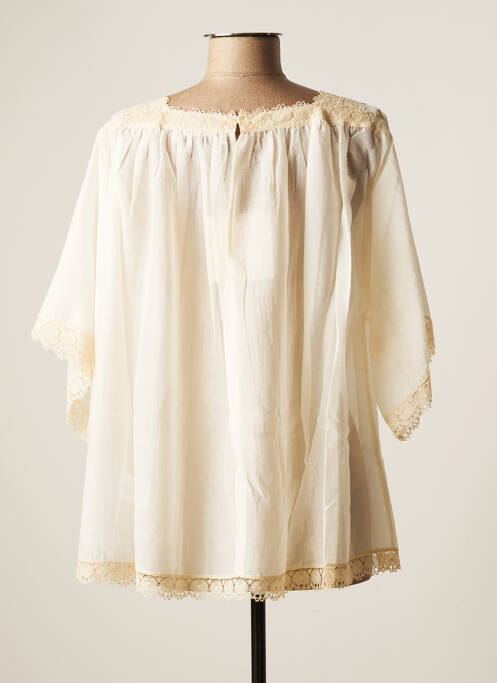 Blouse beige PHISIQUE DU ROLE pour femme