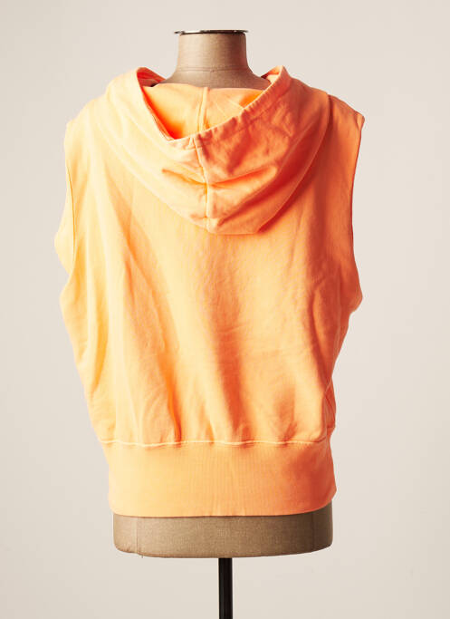Sweat-shirt à capuche orange ESSENTIEL ANTWERP pour femme