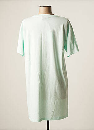 Robe courte manches courtes manches courtes bleu RONRON femme