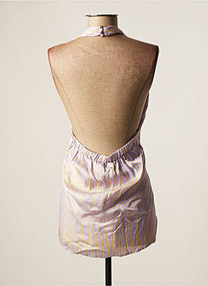 Blouse col v fines bretelles violet OTTOD'AME femme