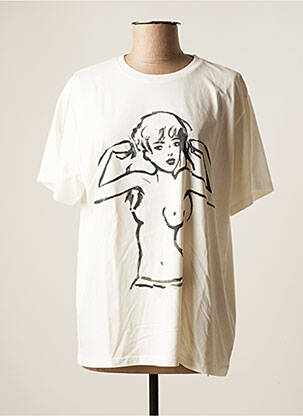 T-shirt blanc GKERO pour femme