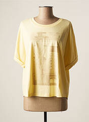 T-shirt jaune SOIS SAGE pour femme seconde vue
