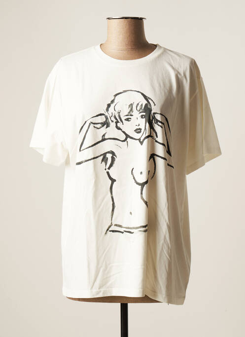 T-shirt blanc GKERO pour femme