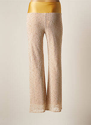 Pantalon droit stretch taille normale beige SEASS femme