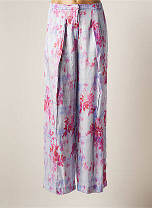 Pantalon large coupe fluide taille normale violet CHLOÉ STORA femme