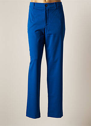 Pantalon chino tissage popeline taille normale bleu PHISIQUE DU ROLE femme