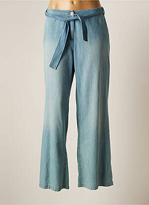 Pantalon chino bleu HANA SAN pour femme