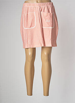 Jupe courte poches rose WELCOME BOB femme