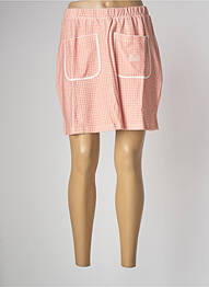 Jupe courte poches rose WELCOME BOB femme