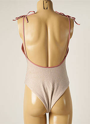 Maillot de bain 1 pièce imprimé fantaisie beige SEASS femme