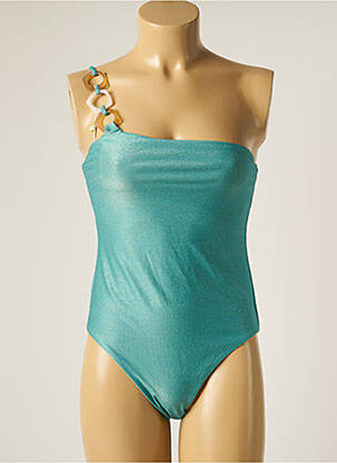 Maillot de bain 1 pièce stretch vert SEASS femme