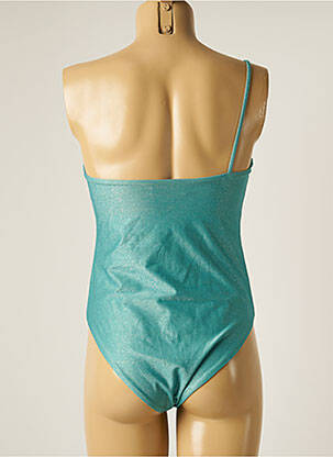 Maillot de bain 1 pièce stretch vert SEASS femme