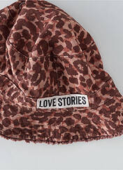 Chapeau marron LOVE STORIES pour femme seconde vue