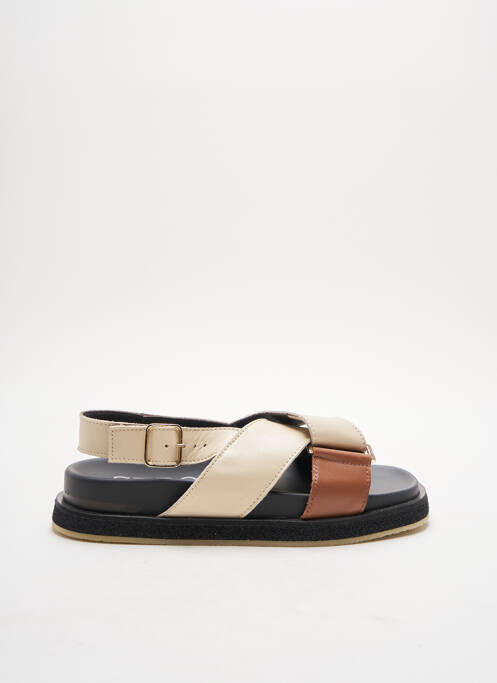 Sandales/Nu pieds beige SEBOY'S pour femme