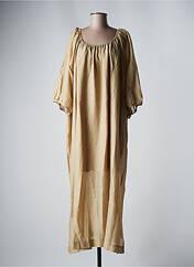 Robe longue beige SCHOOL RAG pour femme seconde vue