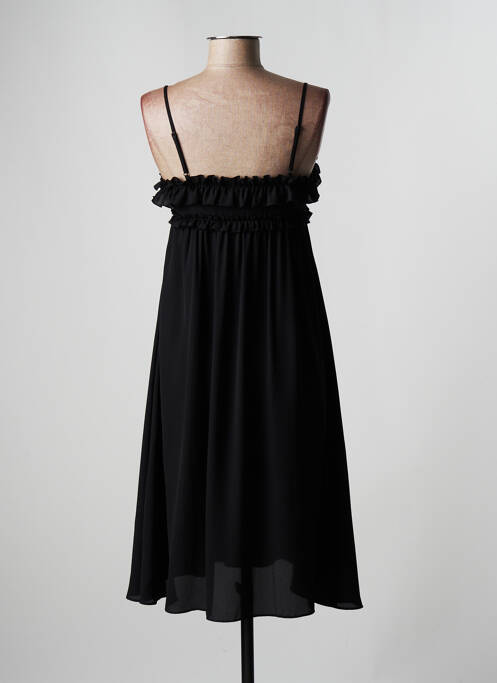 Robe mi-longue noir SCHOOL RAG pour femme