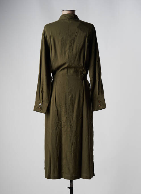 Robe mi-longue vert GRACE & MILA pour femme