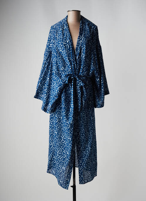 Veste kimono bleu SCHOOL RAG pour femme