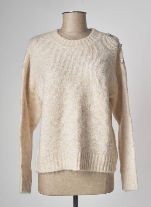 Pull beige FOR EVER pour femme
