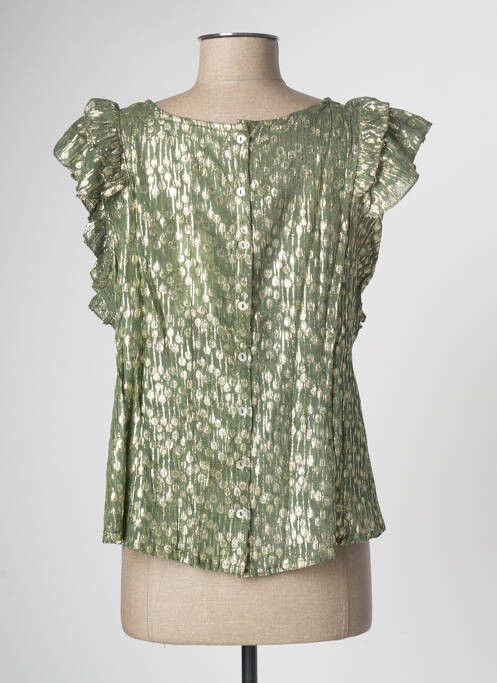 Top vert LARA-ETHNICS pour femme