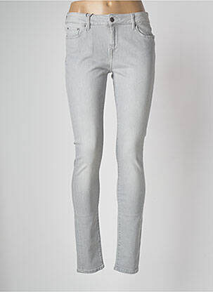 Pantalon slim taille basse taille basse gris SCHOOL RAG femme