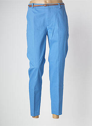 Pantalon chino bleu B.YOUNG pour femme