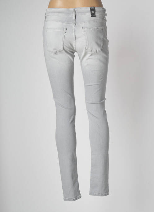 Pantalon slim gris SCHOOL RAG femme