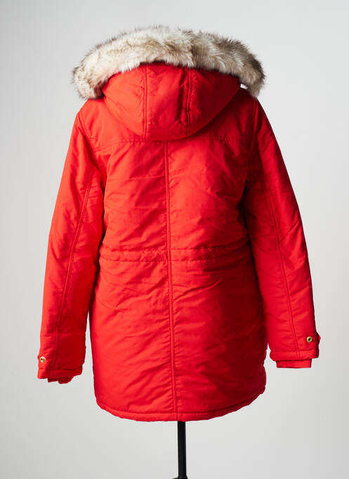 Parka orange SCHOTT pour homme