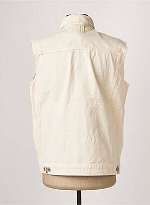 Veste casual fermeture boutonnée sur le devant beige SCHOTT homme