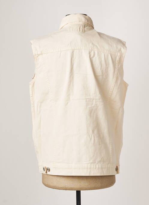 Veste casual beige SCHOTT pour homme