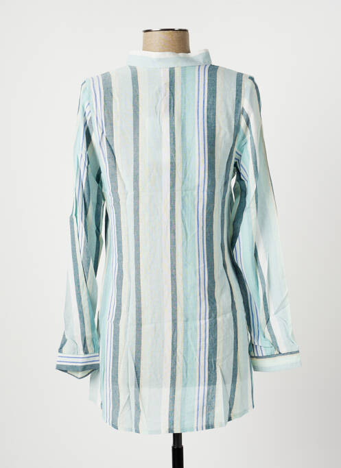 Tunique manches longues bleu LA FEE MARABOUTEE pour femme