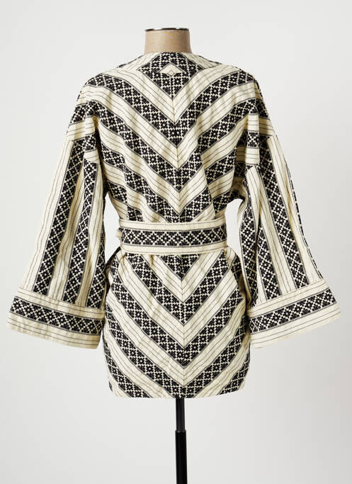 Veste casual beige LA FEE MARABOUTEE pour femme