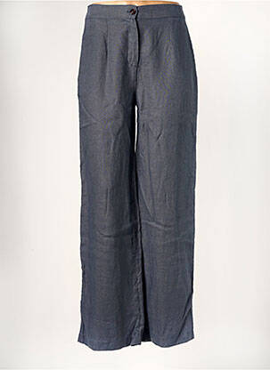 Pantalon large bleu LA FEE MARABOUTEE pour femme