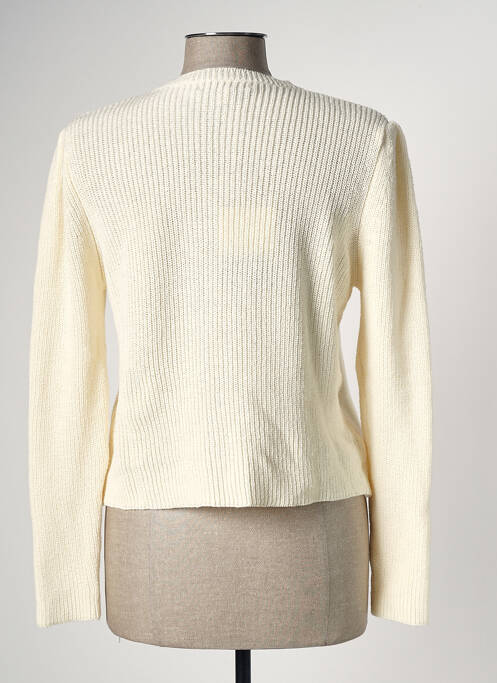 Gilet manches longues beige LA FEE MARABOUTEE pour femme