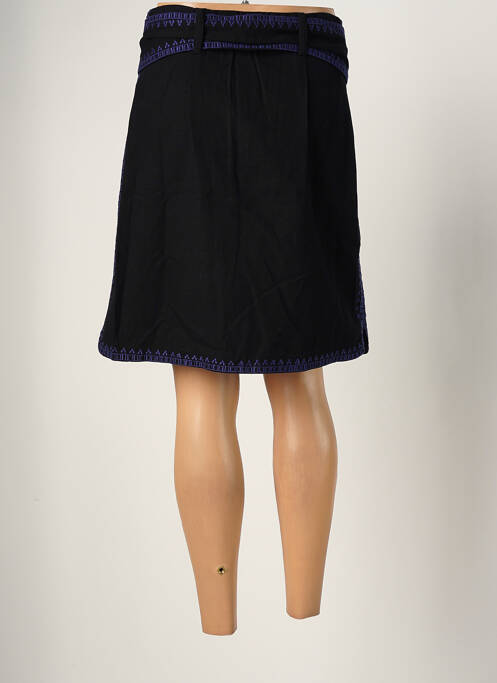 Jupe mi-longue noir LA FEE MARABOUTEE pour femme