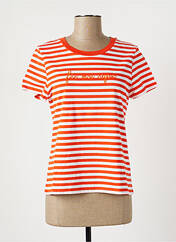 T-shirt orange LA FEE MARABOUTEE pour femme seconde vue