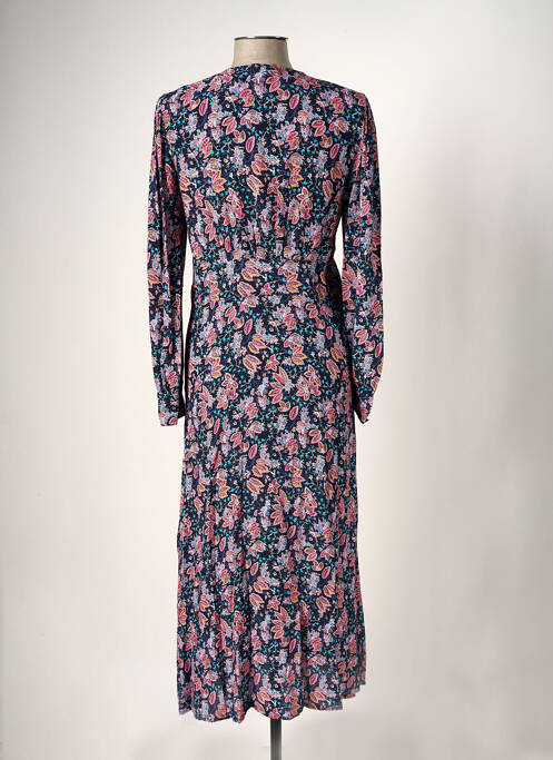 Robe longue bleu LA FEE MARABOUTEE femme