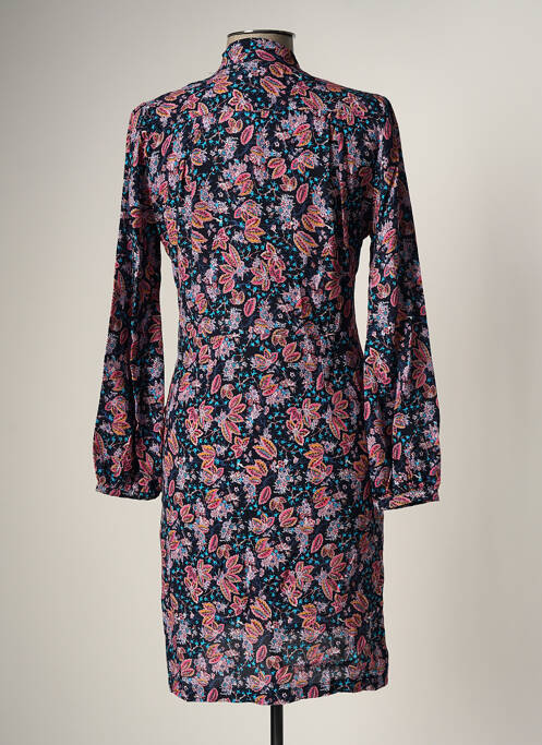 Robe mi-longue bleu LA FEE MARABOUTEE pour femme