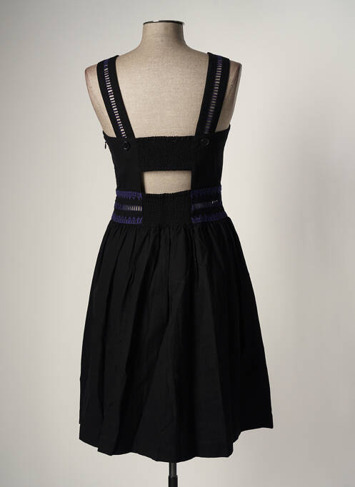 Robe mi-longue noir LA FEE MARABOUTEE pour femme