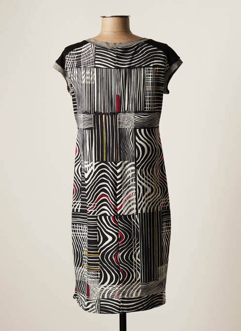 Robe mi-longue noir TELMAIL pour femme