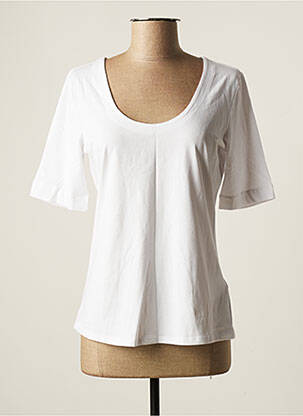 T-shirt blanc OUI pour femme