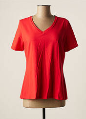 T-shirt rouge LEO & UGO pour femme seconde vue
