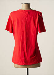T-shirt rouge LEO & UGO pour femme seconde vue
