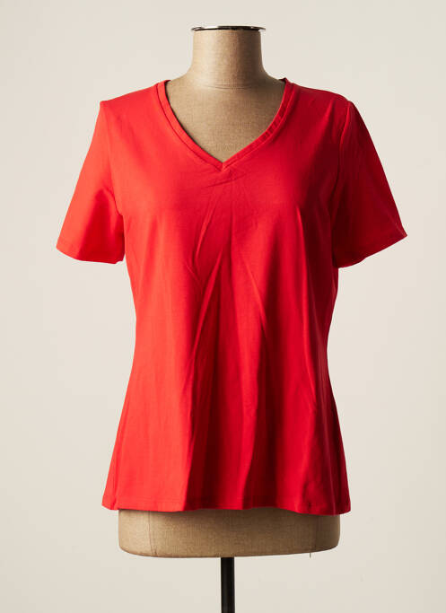 T-shirt rouge LEO & UGO pour femme