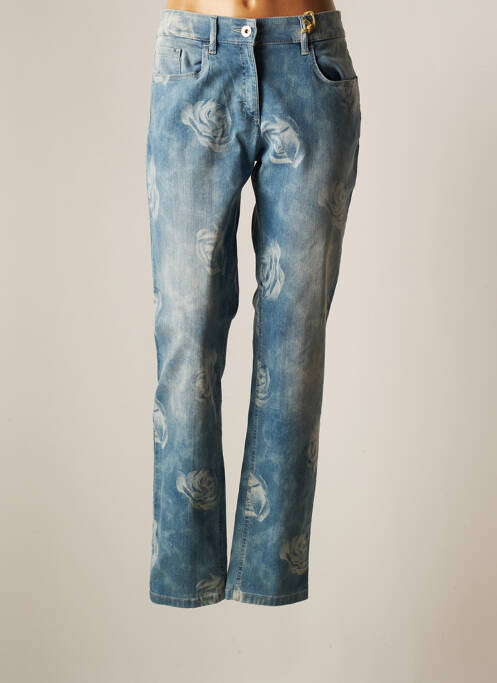 Jeans coupe slim bleu ZERRES pour femme