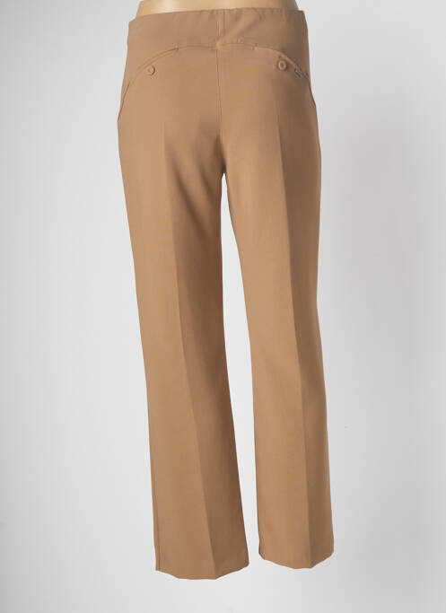 Pantalon droit marron EMANUELA COSTA pour femme